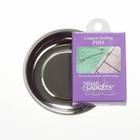 Magnetic pin bowl with pins — grab-and-go pin storage for sewists and quilters