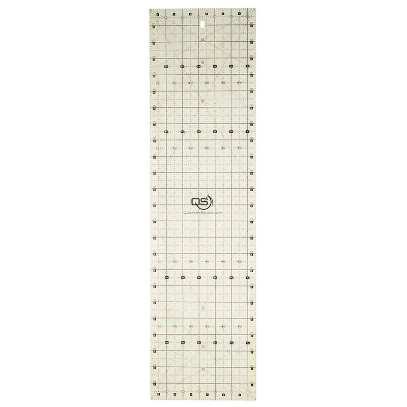 Quilters Select 6.5 x 24 inch non-slip quilting ruler
