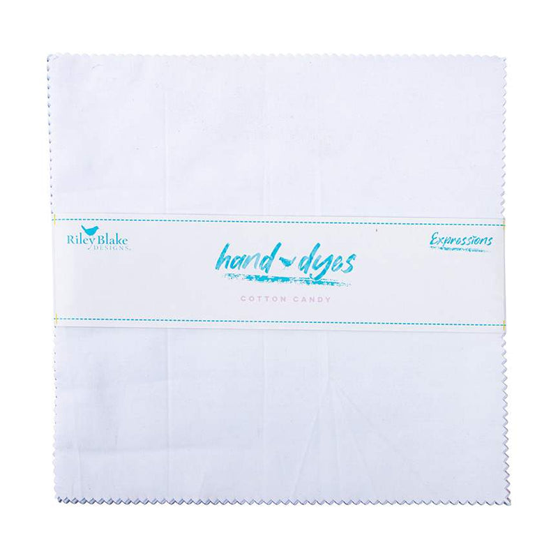 Riley Blake Expressions Batiks Hand-Dyes Cotton Candy 10" Stacker – 42-Piece Precut Quilt Fabric official Riley Blake Designs product view, manufacturer SKU 10-21010-42