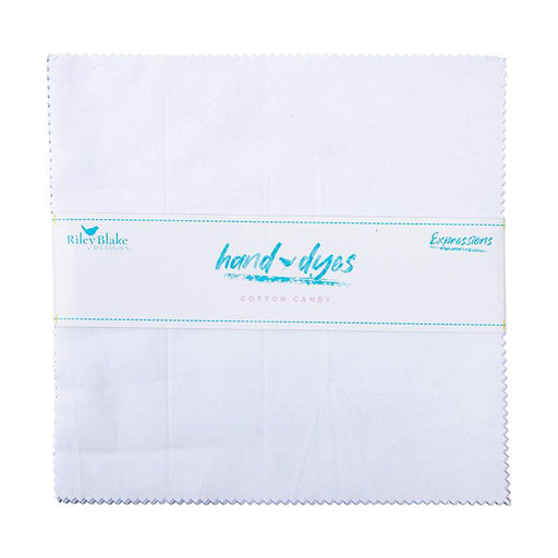 Riley Blake Expressions Batiks Hand-Dyes Cotton Candy 10" Stacker – 42-Piece Precut Quilt Fabric official Riley Blake Designs product view, manufacturer SKU 10-21010-42