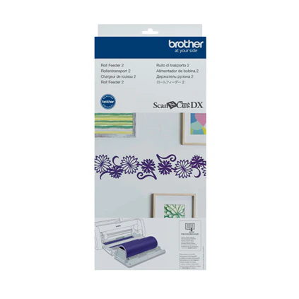 Brother CADXRF2 Roll Feeder 2 for ScanNCut DX Series | Matless Vinyl Cutting System with Leader Sheet