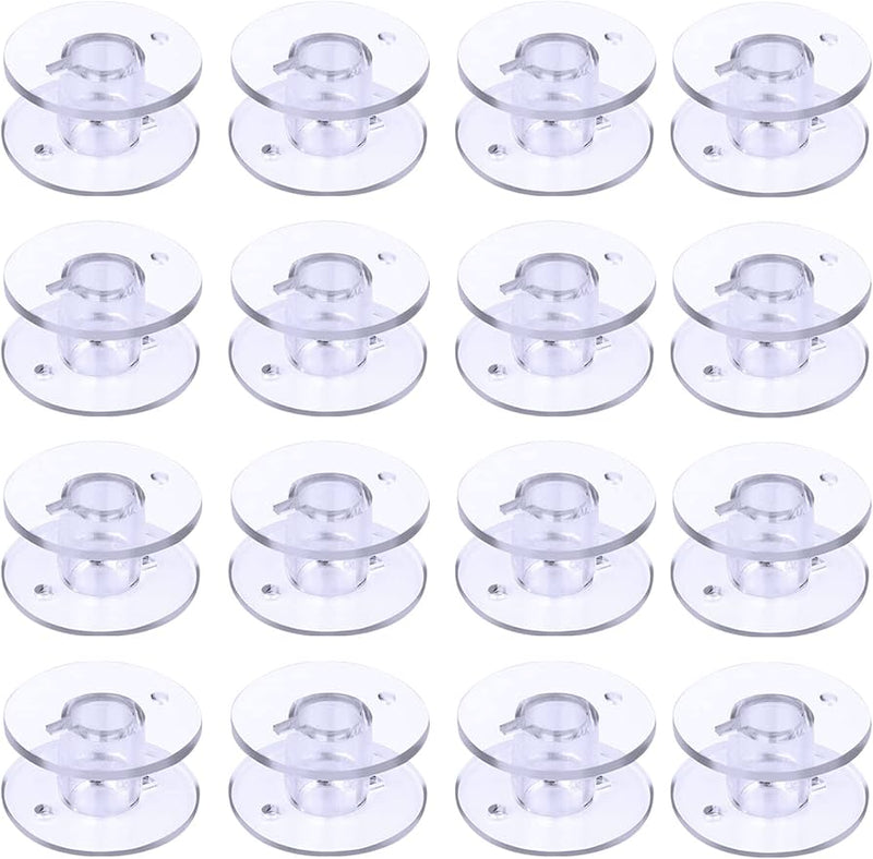 Class 15 Bobbins (10 Pack) – Plastic Sewing Machine Bobbins – Universal Fit