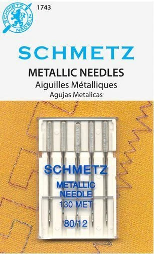 Schmetz Metallic Needle 80/12 5pk - 1743