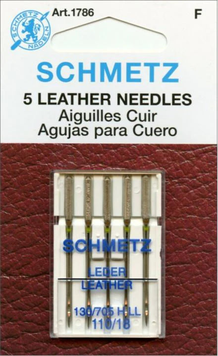 Schmetz Leather Needle 110/18 5pk - 1786