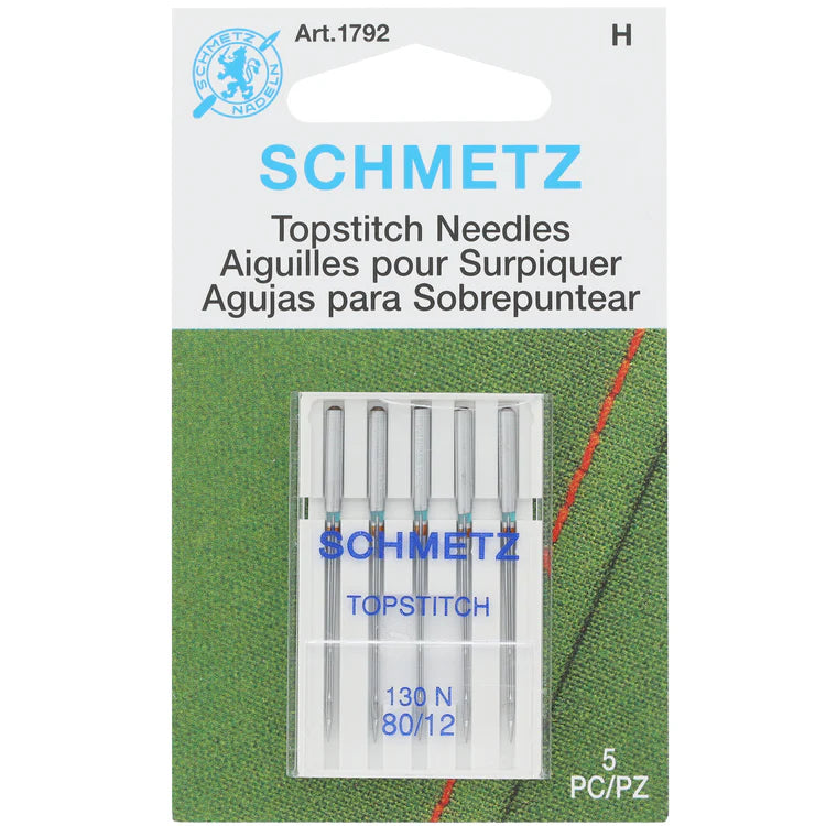 Schmetz Topstitch Needle 80/12 5pk - 1792