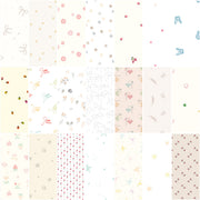 Hush Hush 5 One-yard fabric bundle by Riley Blake Designs showing 21 one-yard cuts for 21 total yards for quilting and sewing