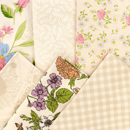 My Secret Garden Mini Charm Pack | Stacy Iest Hsu | Moda Fabrics | 42 Precut 2.5" Quilt Squares