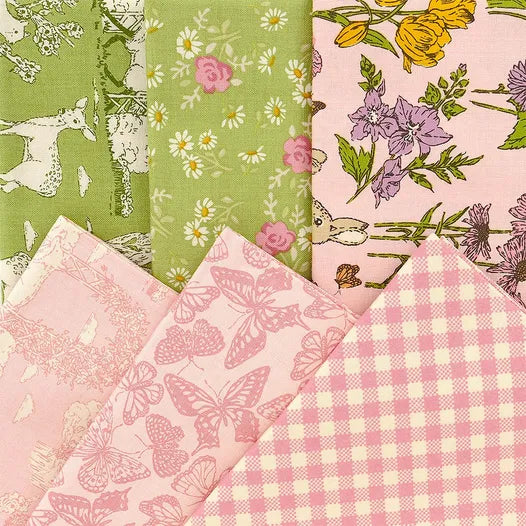 My Secret Garden Mini Charm Pack | Stacy Iest Hsu | Moda Fabrics | 42 Precut 2.5" Quilt Squares