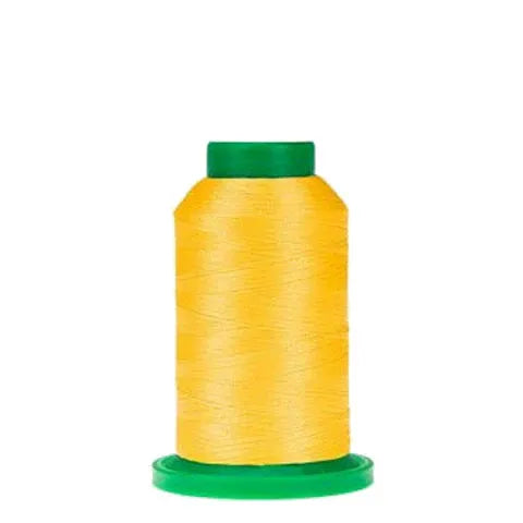 Isacord Bright Yellow embroidery thread