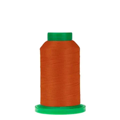 Isacord Dark Orange embroidery thread