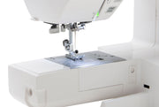 Janome 3160QOV special edition computerized sewing and quilting machine front view highlighting the control console