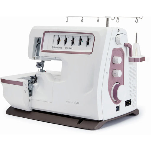 HUSQVARNA VIKING Amber Air S 500 Air-Threading Overlock Coverlock Machine