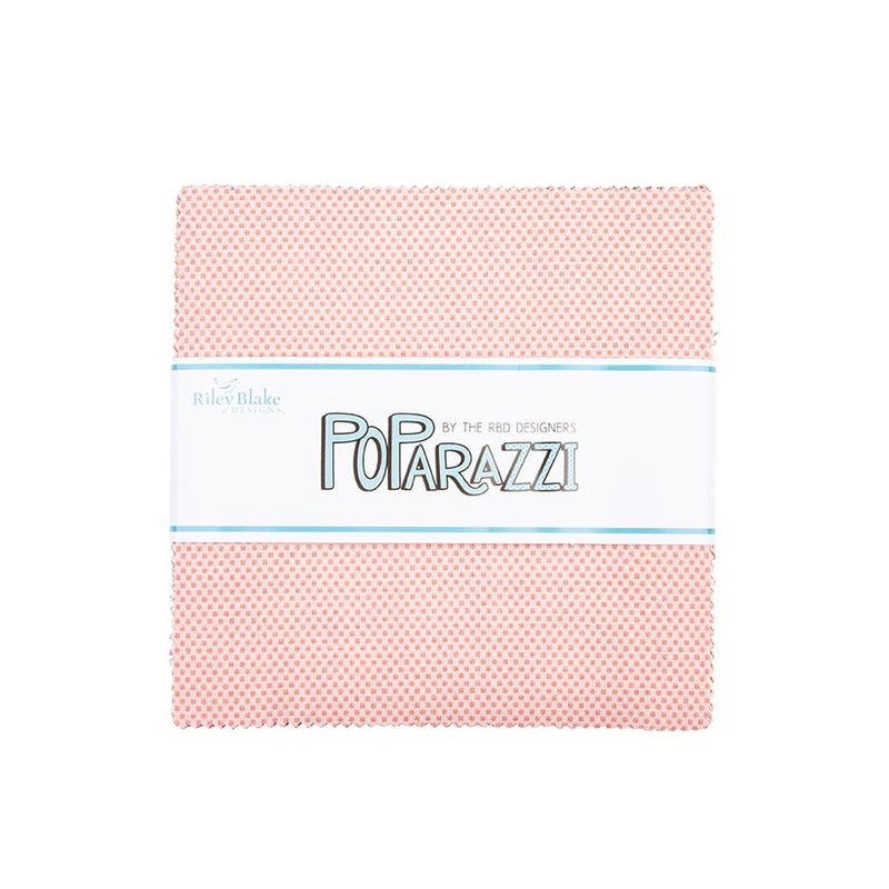 Riley Blake POParazzi 5" Stacker – 42-Piece Precut Quilt Fabric official Riley Blake Designs product view, manufacturer SKU 5-805-42