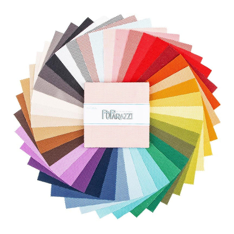 Riley Blake POParazzi 5" Stacker – 42-Piece Precut Quilt Fabric alternate Riley Blake Designs assortment view, manufacturer SKU 5-805-42