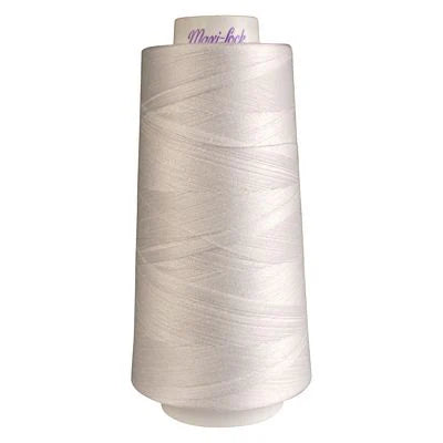 Maxi-Lock Serger Thread - White - 3000 Yard Cone | Overlock Thread | 51-32001
