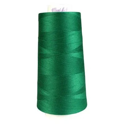 Maxi - Lock Serger Thread - Emerald - 3000 Yard Cone | Overlock Thread | 51 - 32075