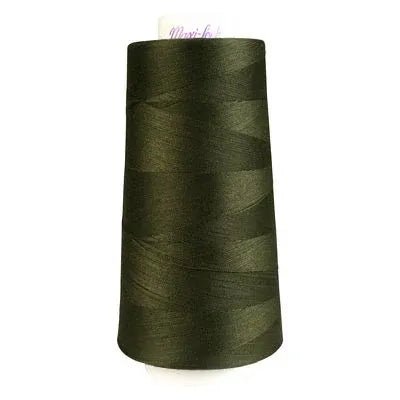Maxi - Lock Serger Thread - Olive Drab - 3000 Yard Cone | Overlock Thread | 51 - 32164