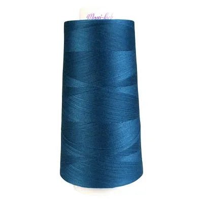 Maxi - Lock Serger Thread - Dark Turquoise - 3000 Yard Cone | Overlock Thread | 51 - 32200