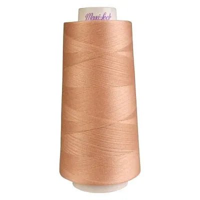 Maxi - Lock Serger Thread - Shrimp Pink - 3000 Yard Cone | Overlock Thread | 51 - 32980
