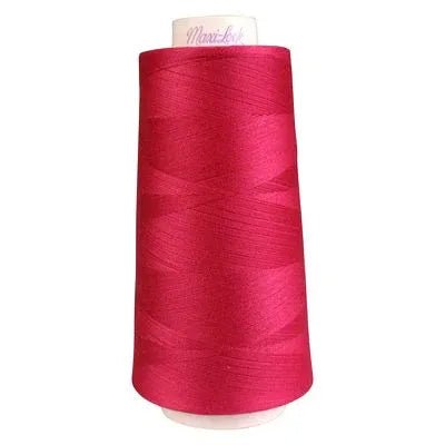 Maxi - Lock Serger Thread - Bright Fuchsia - 3000 Yard Cone | Overlock Thread | 51 - 44834