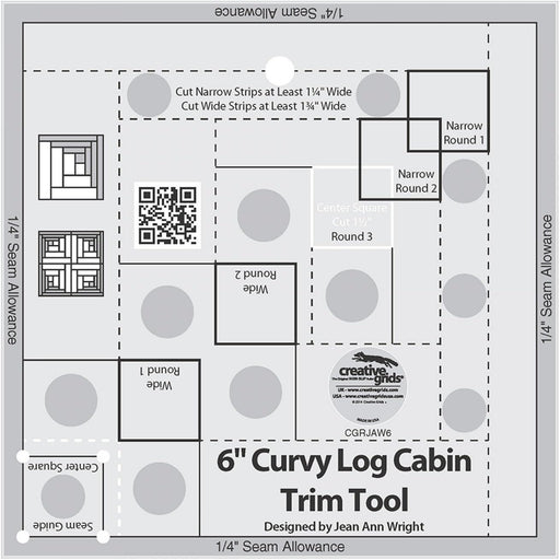 creative-grids-curvy-log-cabin-trim-tool-6-inch-cgrjaw6-front