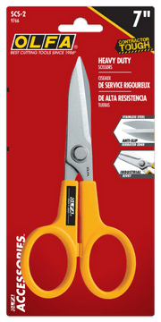 7 Serrated Scissors - OLFA - SCS - 2 | Professional Fabric Scissors for Sewing & Quilting