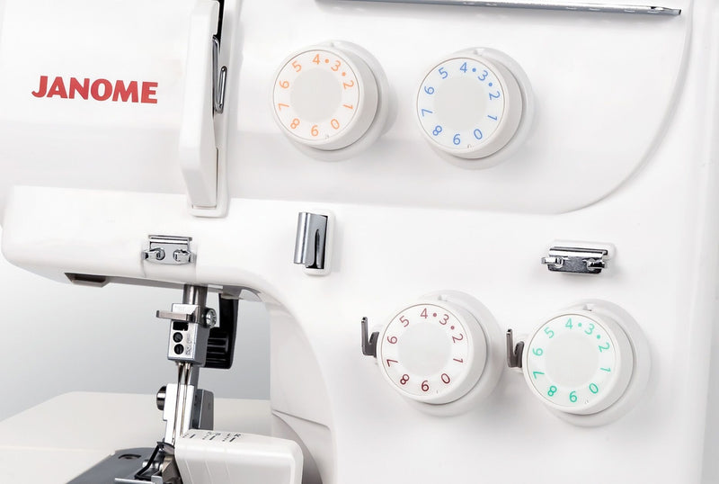 Janome 8002D Easy-Threading 3/4-Thread Serger for Beginners