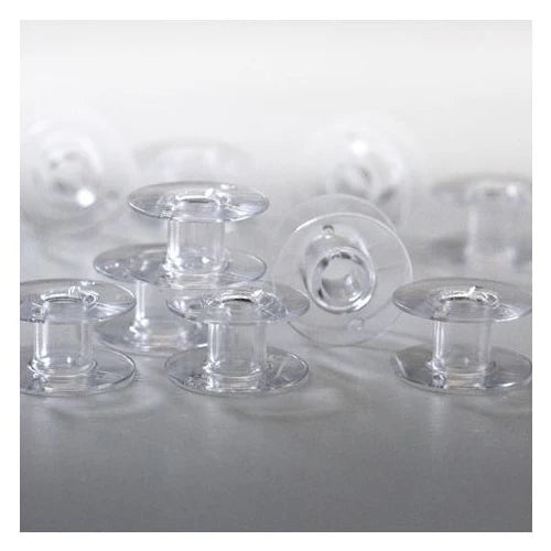 Pfaff K Class Bobbins (Clear) – 10 Pack | Fits 7mm Machines | 820361096