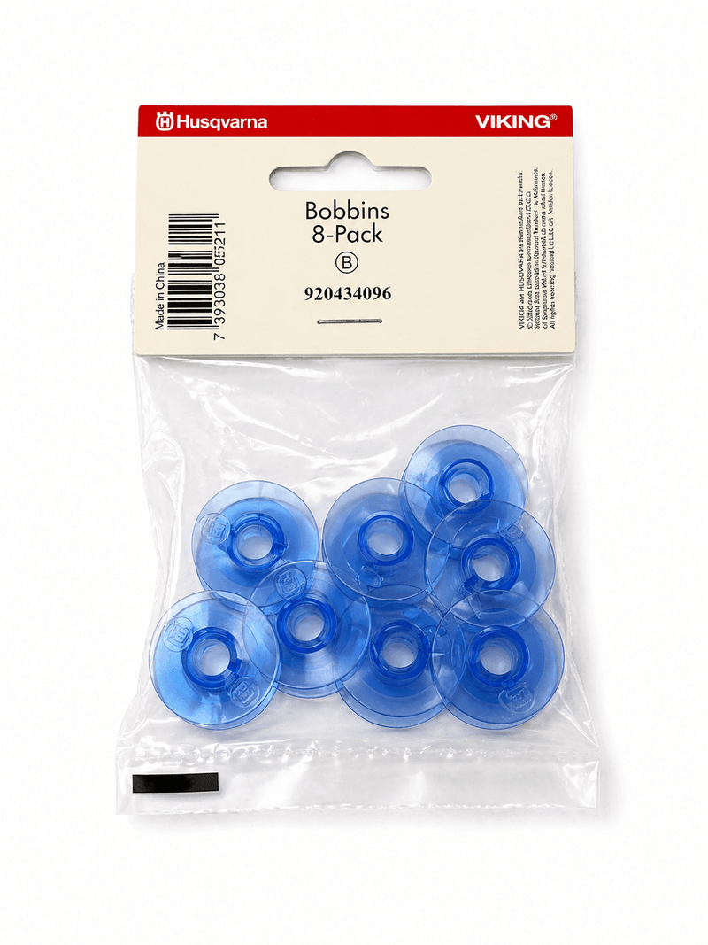 Husqvarna Viking Epic Bobbins – 8 Pack | 30% Larger Capacity | 920434096