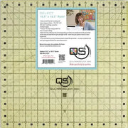 Quilters Select 10.5" x 10.5" Quilting Ruler – Non - Slip Precision Square Ruler (QS - RUL10.5)
