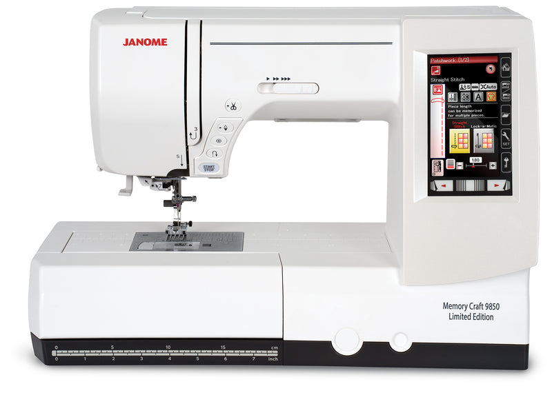 Janome MC9850 Limited Edition – Sewing & Embroidery Combo