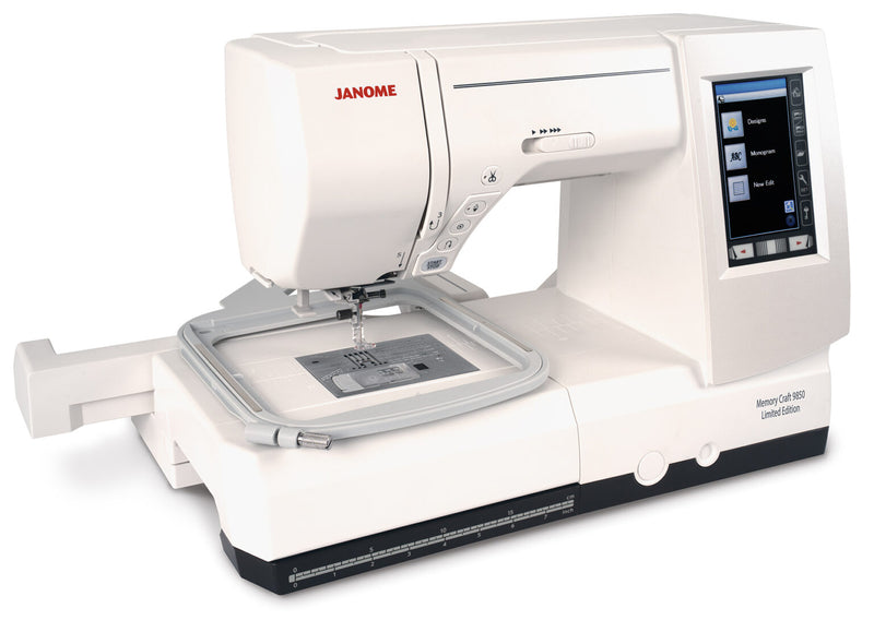 Janome MC9850 Limited Edition – Sewing & Embroidery Combo