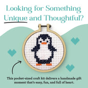 The Crafty Kit Company You're Brrrilliant Mini Matchbox Cross Stitch Kit