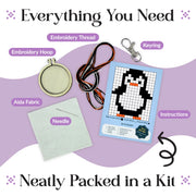 The Crafty Kit Company You're Brrrilliant Mini Matchbox Cross Stitch Kit