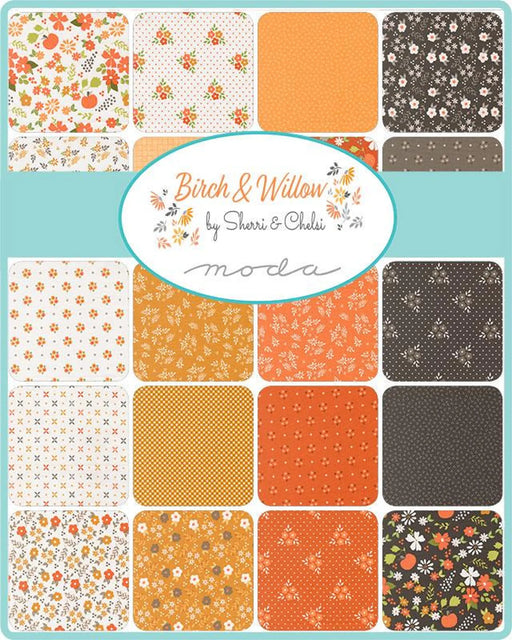 Birch and Willow Moda Layer Cake fabric assortment with fall prints, 37720LC