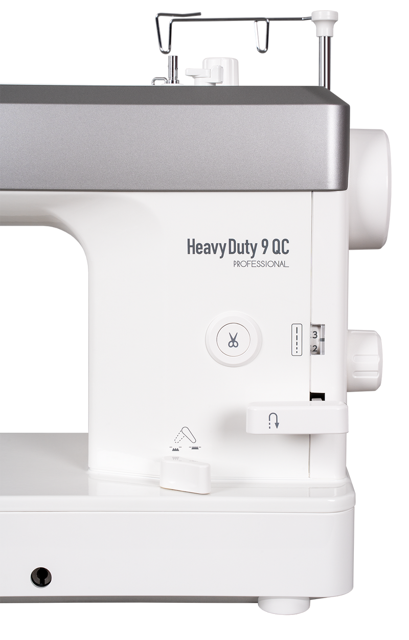 Janome reference photo: HD9QC Professional body and Heavy Duty 9QC badge