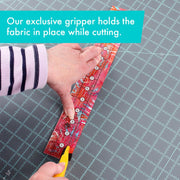 Creative Grids CGR15125 one and a half by twelve and a half inch narrow rectangle quilt ruler.