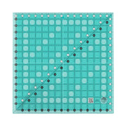 Creative Grids CGR15 fifteen and a half inch extra large square quilt ruler with non slip grip ring markings.