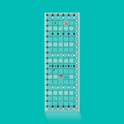 Creative Grids CGR18 six and a half by eighteen and a half inch rectangle quilt ruler with non slip backing.