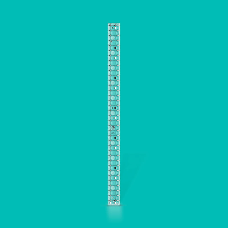 Creative Grids CGR236 two and a half by thirty six and a half inch long acrylic yardstick quilt ruler.