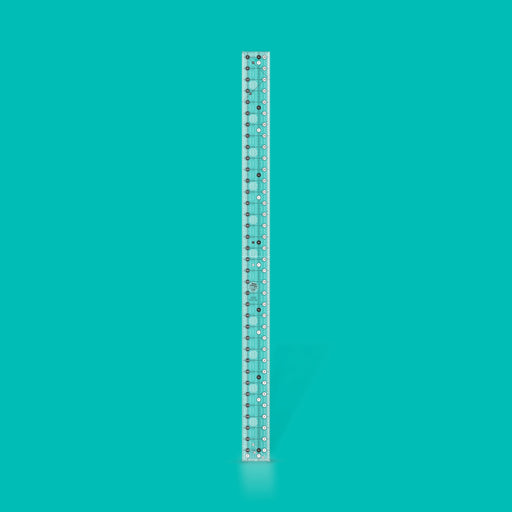 Creative Grids CGR236 two and a half by thirty six and a half inch long acrylic yardstick quilt ruler.