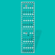 Creative Grids CGR24LEFT six and a half by twenty four and a half inch left handed rectangle quilt ruler.