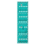 Creative Grids CGR24LEFT six and a half by twenty four and a half inch left handed rectangle quilt ruler.
