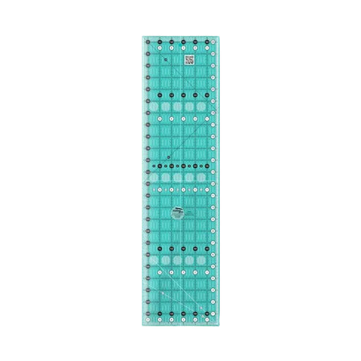 Creative Grids CGR24 six and a half by twenty four and a half inch rectangle quilt ruler with non slip backing.