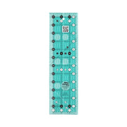 Creative Grids CGR312 three and a half by twelve and a half inch rectangle quilt ruler.