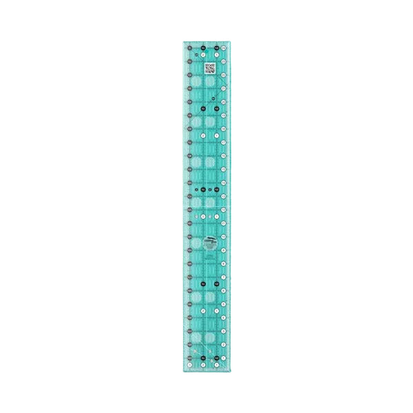 Creative Grids CGR324 three and a half by twenty four and a half inch rectangle quilt ruler with non slip backing.