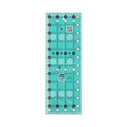 Creative Grids CGR412 four and a half by twelve and a half inch rectangle quilt ruler with non slip backing.