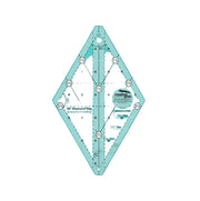 Creative Grids CGR60DIATINY sixty degree tiny diamond acrylic quilt ruler with non slip back.