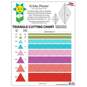 Creative Grids CGR60DIAMINI sixty degree mini diamond acrylic quilt ruler with non slip back.