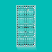 Shop Creative Grids 8.5" x 18.5" Rectangle Ruler (CGR818). Wide non-slip cutting template featuring patented grippers, dual-color lines, and multi-angles.